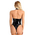 Lace Mesh Deep V Jumpsuit Women See-through Uniform - ROUTINE FASHION